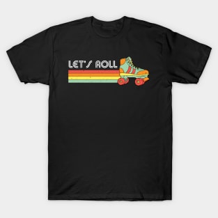 Vintage Roller Skating Lover Roller Skate T-Shirt
